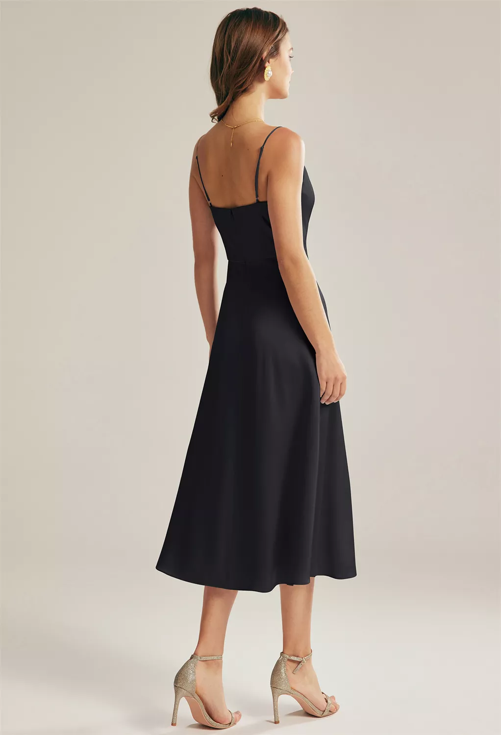 AW Renee Black Metallic  Spring Wedding Guest Dresses